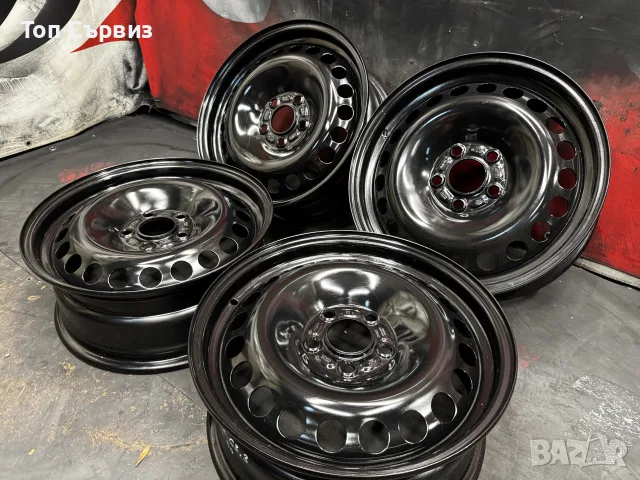Оригинални железни (метални) джанти за Форд (Ford), 16 цола, 5х108, снимка 2 - Гуми и джанти - 56184541