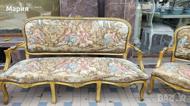 Холна гарнитура 035, снимка 4 - Дивани и мека мебел - 51164330