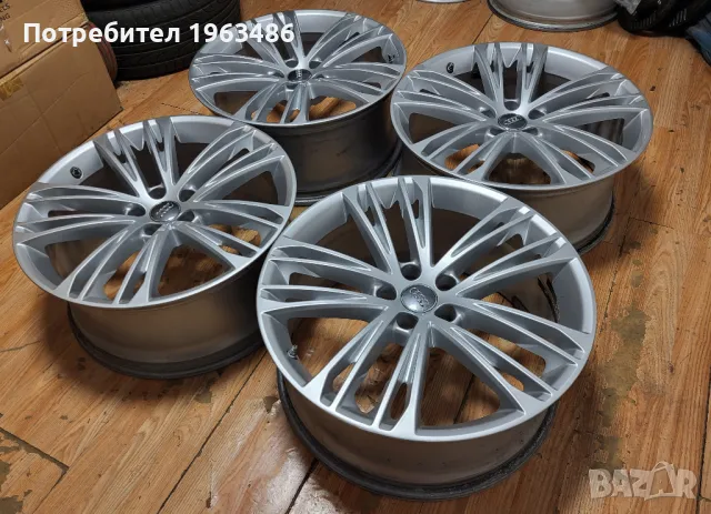 Audi 20" 5x112 оригинални джанти Ауди 20 цола, снимка 3 - Гуми и джанти - 49675697