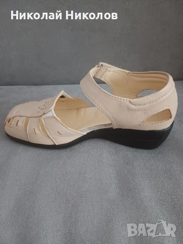 Дамски сандали, №36, цвят бежов, снимка 5 - Сандали - 53138773