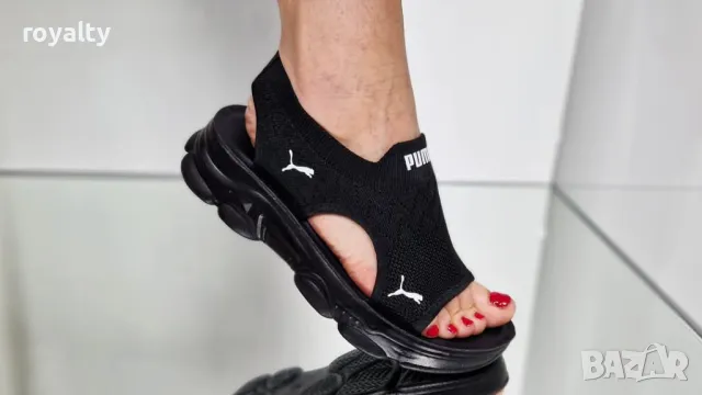 Puma черни дамски сандали , снимка 6 - Сандали - 50394282