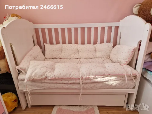 Детско легло/люлка Arbor Петит Мече, снимка 2 - Бебешки легла и матраци - 49257126