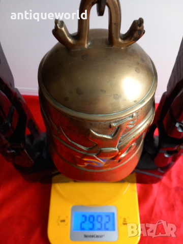 Стар БУДИСТКИ Гонг , Камбана , Дракони, снимка 9 - Антикварни и старинни предмети - 44775147