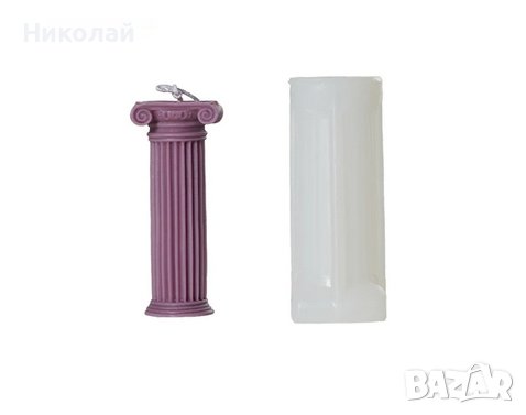 Силиконов молд Римска колона , Старогръцка  колона , декорация на торта фондан свещ епоксидна смола, снимка 2 - Други - 36633196