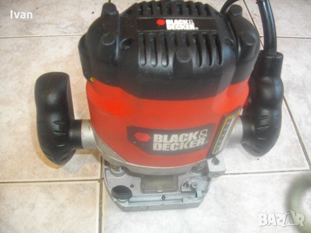 1100 Вата-Английска Оберфреза-5А-8000-20 000 об/мин-Black Decker KW850E, снимка 3 - Други инструменти - 33740036
