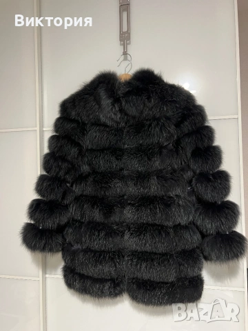 Палто естествен косъм лисица
