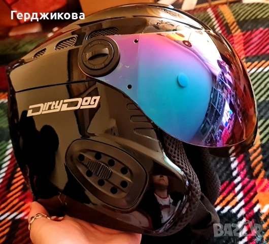 Сноуборд каска Dirty Dog APACHE XL размер, снимка 2 - Зимни спортове - 53250226