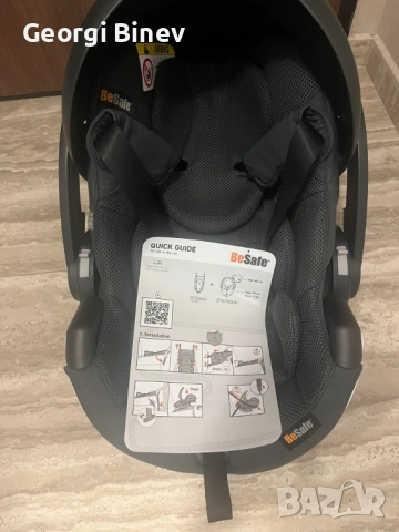 Besafe izi go modular x2 i size anthracite mesh + Besafe iZi Modular ISOfix база, снимка 6 - Столчета за кола и колело - 53938225