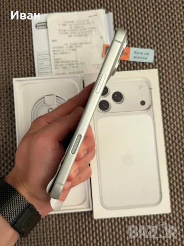 КАТО НОВ❗️256Gb⚠️iPhone 17 Pro Max Silver❗️24м ГАРАНЦИЯ, снимка 8 - Apple iPhone - 55991918