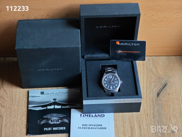 БАРТЕР Hamilton Khaki Field Officer Auto, снимка 2 - Мъжки - 52322363