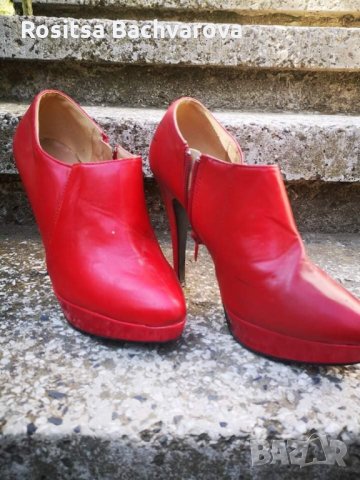 Червени боти, 37 номер, снимка 1