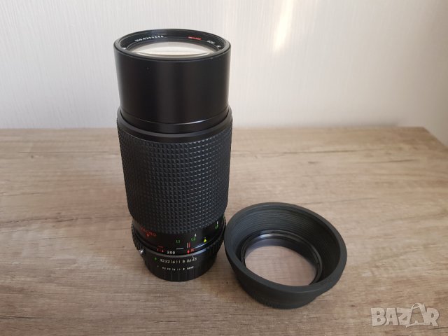 Обектив PORST TELE-ZOOM 1:4.5/75-200mm, снимка 2 - Обективи и филтри - 31815394