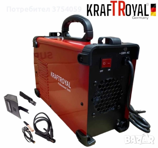 Инверторен електрожен 450А KRAFT ROYAL водоустойчив, снимка 2 - Други машини и части - 52362583