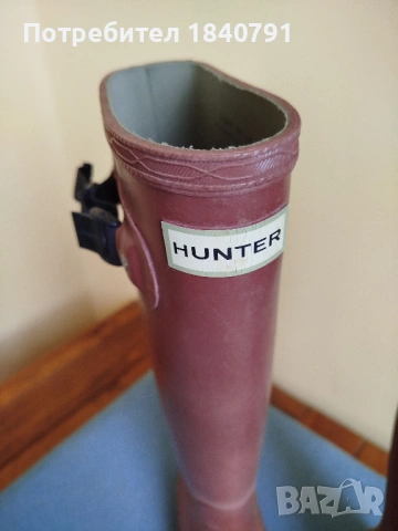 HUNTER гумени ботуши –  дамски, до коляното, № 40-41, снимка 4 - Дамски ботуши - 53946488