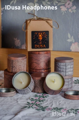 Ръчно изработена масажна свещ с подхранващи масла, снимка 3 - Други - 50504646