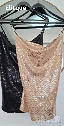 потник с пайети , снимка 5 - Потници - 52669031