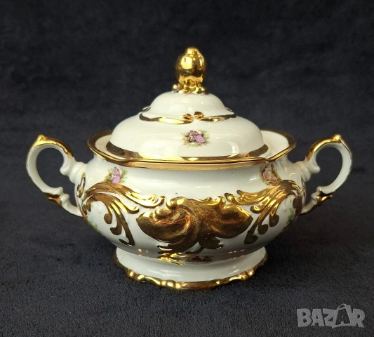 Порцеланова захарница и кана - Wałbrzych Полша, снимка 2 - Други - 53997917