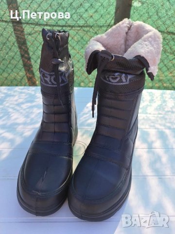 Ботуши с термо чорап за лов и риболов черен Krok, снимка 5 - Екипировка - 42782039