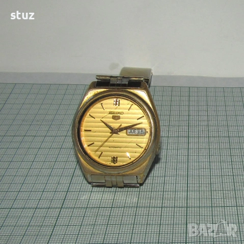 Мъжки часовник Сейко, самонавиващ, снимка 5 - Антикварни и старинни предмети - 54167521