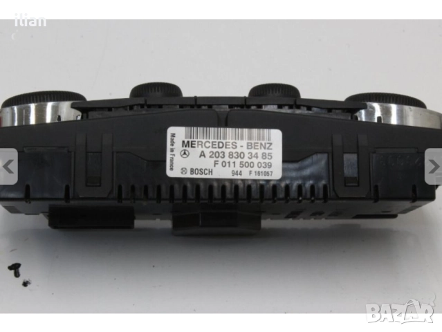 Управление климатик W203 Bosch A2038303485, снимка 2 - Части - 52250558