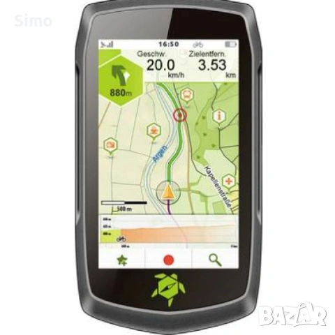 Навигация Teasi One 4 GPS за колоездене, туризъм, ски ..
