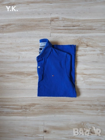 Оригинална мъжка тениска с яка Tommy Hilfiger, снимка 4 - Тениски - 33582959