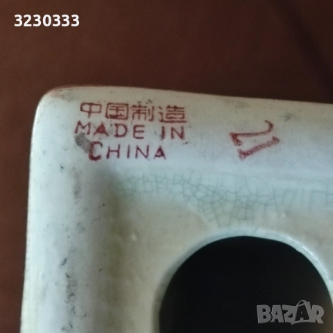 Порцеланов свещник Satsuma, снимка 2 - Антикварни и старинни предмети - 51543822