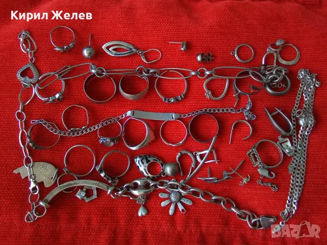 100 грама сребърни накити за поправка за реставрация за части или за материал 50623, снимка 15 - Колиета, медальони, синджири - 50243230