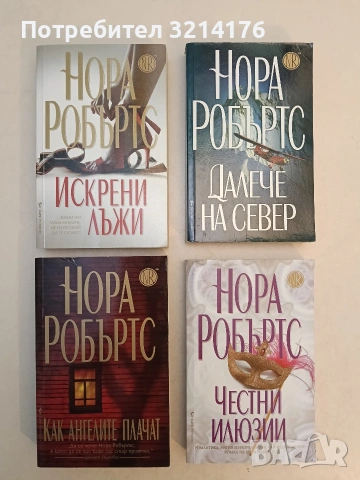Как ангелите плачат - Нора Робъртс (Отлично състояние)