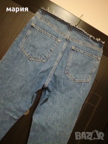 Дънки mom jeans без колан , снимка 3 - Дънки - 29346758