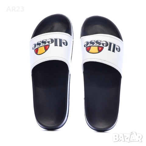 Мъжки чехли Ellesse – бяло/тъмносиньо, номер 43, снимка 3 - Джапанки - 51897029