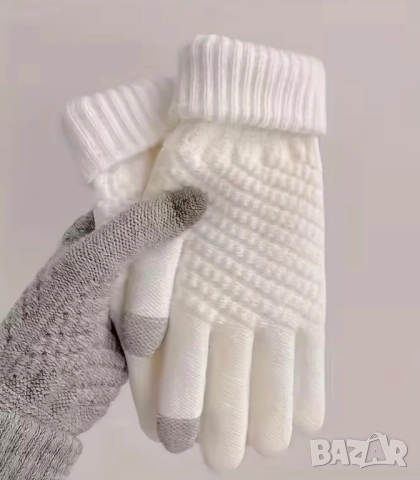 Дамски зимни ръкавици, нови, снимка 4 - Ръкавици - 52899192