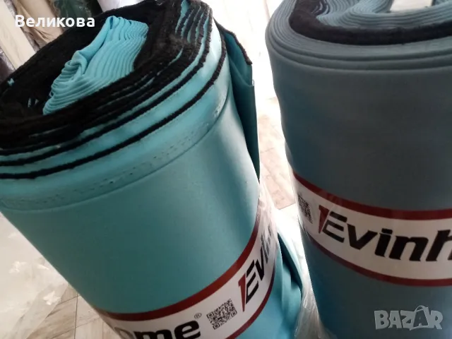 Блекаут за завеси в сини нюанси, снимка 3 - Пердета и завеси - 49258280