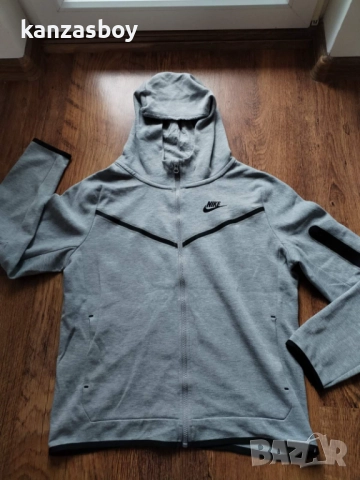 Nike Y NSW TECH FLC FZ HOODIE - страхотно юношеско горнище 158-170см. КАТО НОВО, снимка 5 - Детски анцузи и суичери - 52471014