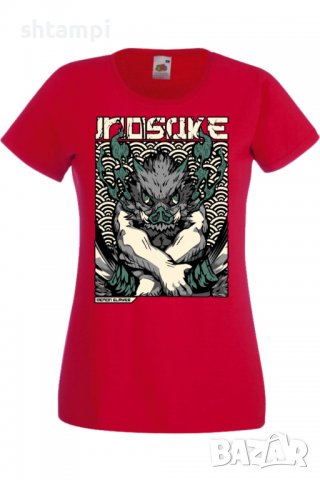 Дамска тениска Demon Slayer Hashibira Inosuke,Анимация,игра,Празник,Повод., снимка 3 - Тениски - 38057995