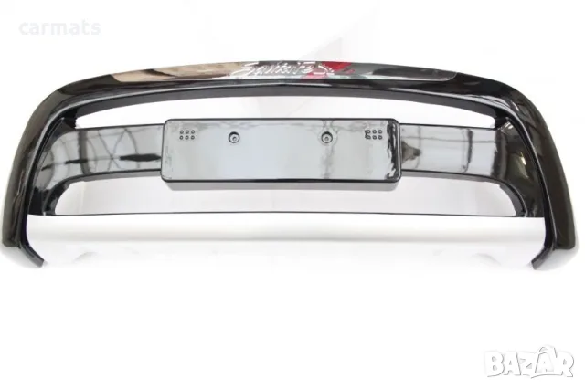 Преден и заден ролбар за Hyundai Santa Fe (2010-2012) - Черен
