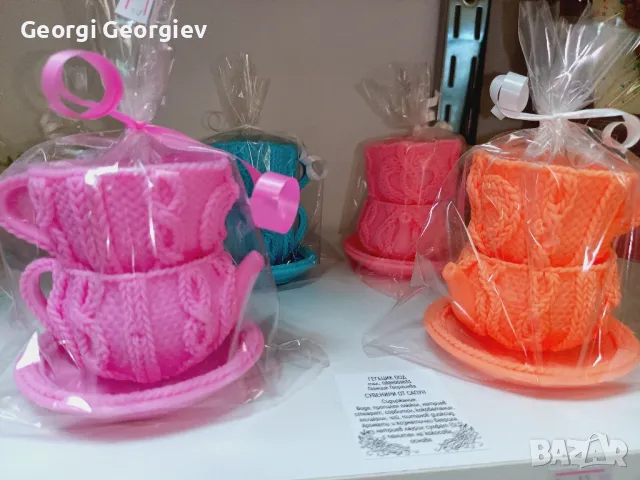 цветя изработени с глицеринов ароматен сапун и Българска роза , снимка 9 - Декорация за дома - 50104897