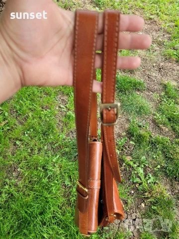 Dickens collection ЕСТЕСТВЕНА кожа кафява чанта (250$ в интернет), снимка 4 - Чанти - 50611484