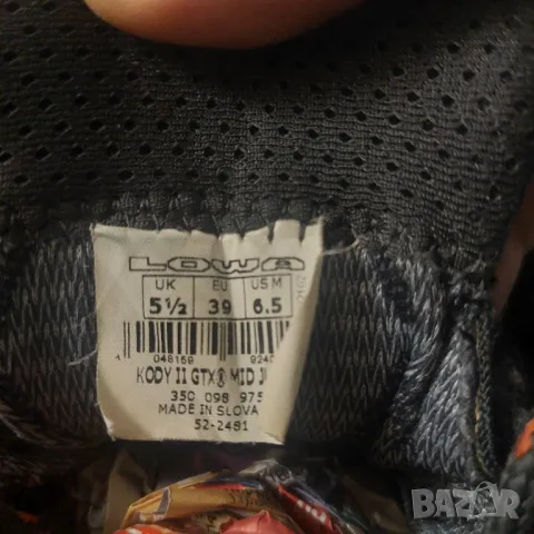 Lowa Kody II GTX Mid  номер 39 водоустойчиви обувки туристически , снимка 7 - Други - 48005939