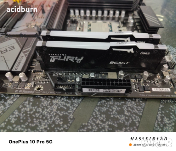 Продавам Ryzen 7 7700 с Gygabyte B650 Eagle AX и 32gb Kingston DDR5, снимка 3 - Процесори - 53204996