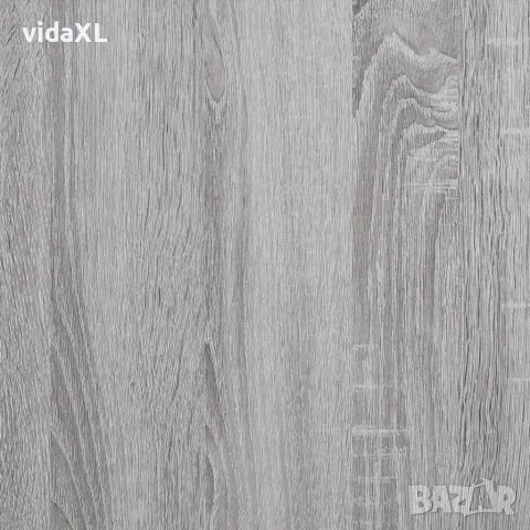 vidaXL Конзолна маса с чекмеджета и рафтове сив сонома инженерно дърво, снимка 10 - Маси - 56148116