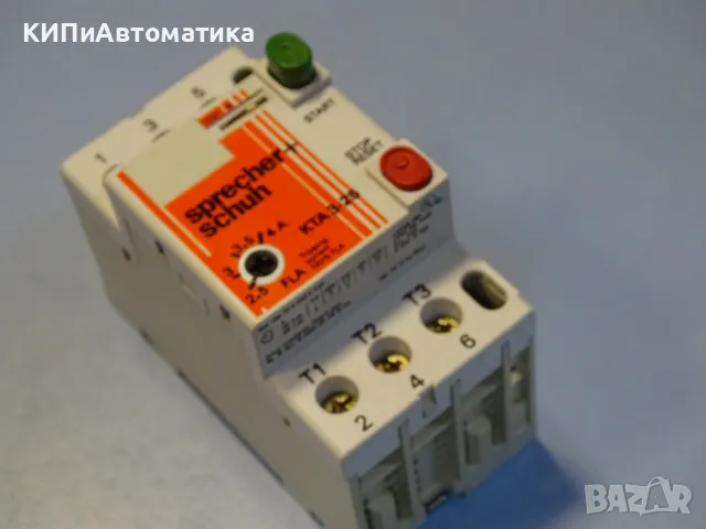 Моторна защита Sprecher+Schuh KTA 3-25 2.5/4A overload relay motor control, снимка 10 - Резервни части за машини - 48546489