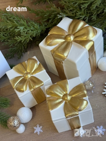 Коледни свещи “подарък”, снимка 8 - Декорация за дома - 52088472