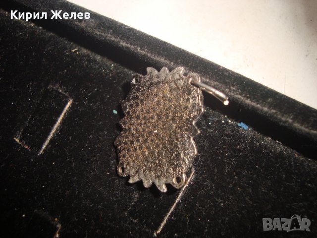 РЕТРО БИЖУ ПЕНДАНТ ВИНТИДЖ СТИЛ АРТ-КЕРАМИКА 16646, снимка 3 - Колиета, медальони, синджири - 31283176