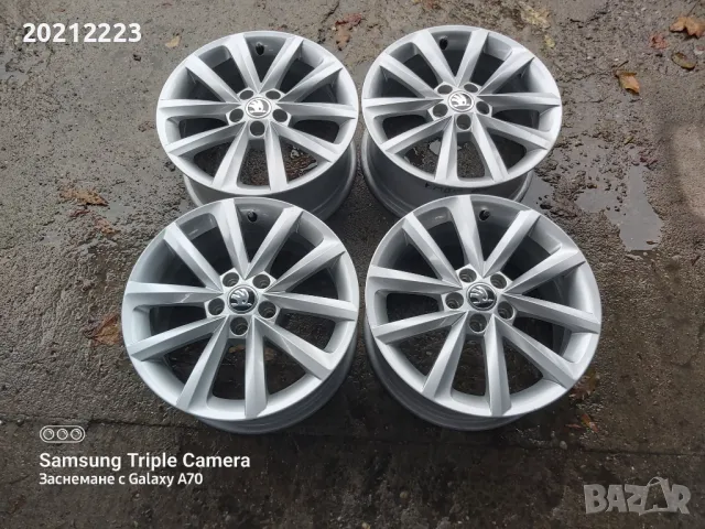 4 броя алуминиеви джанти за Skoda Fabia 16, снимка 3 - Гуми и джанти - 47925424