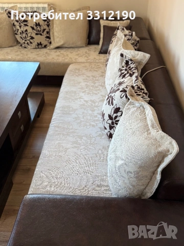 Ъглов диван + обзавеждане, снимка 3 - Дивани и мека мебел - 53176751