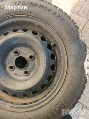 Kia Picanto JA зимни гуми с джанти 175/65/14, снимка 3 - Гуми и джанти - 52922440