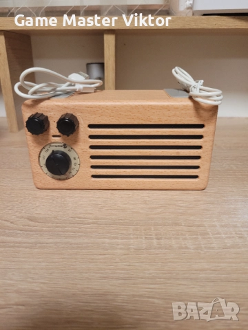 Retro FM радио / безжичен говорител NR‑3013 — стилно и практично