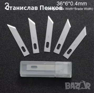 Технически/канцеларски/ скалпел с 1 един + /5броя резервни резци/., снимка 6 - Други инструменти - 47593773