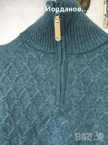 Пуловер поло 100% вълна, С, снимка 11 - Блузи с дълъг ръкав и пуловери - 53156168